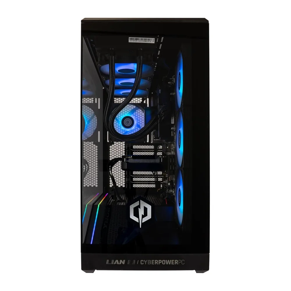 CYBERPOWERPC Luxe Gaming PC - AMD Ryzen 7 9800X3D, Nvidia RTX 5070 Ti, 32GB RAM, 1TB NVMe SSD, 750W PSU, — 4