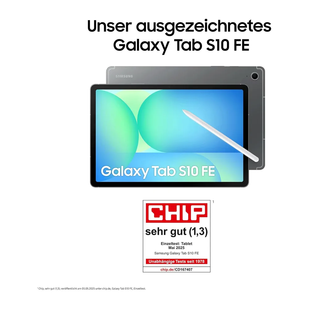 Samsung Galaxy S10 FE AI-Tablet, Android Tablet, 128 GB Speicher, 8 GB RAM, 27,70 cm/10,9" Display, Inkl. S — 2
