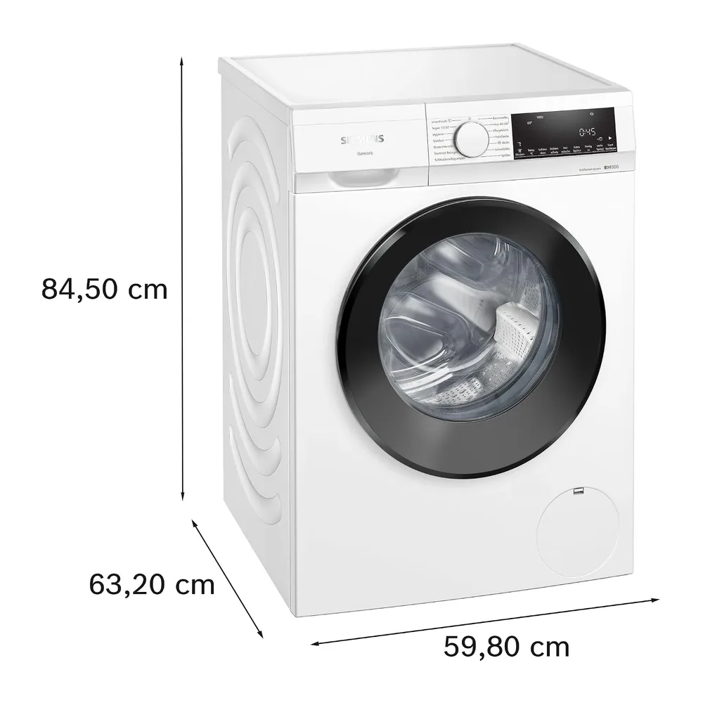Siemens iQ500 Waschmaschine 10 kg 1400 UpM smartFinish WG54G2Z41 [Energieklasse A] — 5