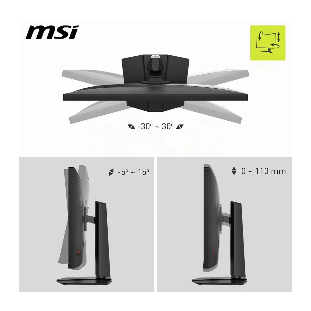 MSI, MAG 322URDF E16, 32-Zoll, 4K UHD, 3840x2160, Gaming-Monitor, Rapid IPS, 0,5ms, DisplayHDR 400, Eye Care, — 4