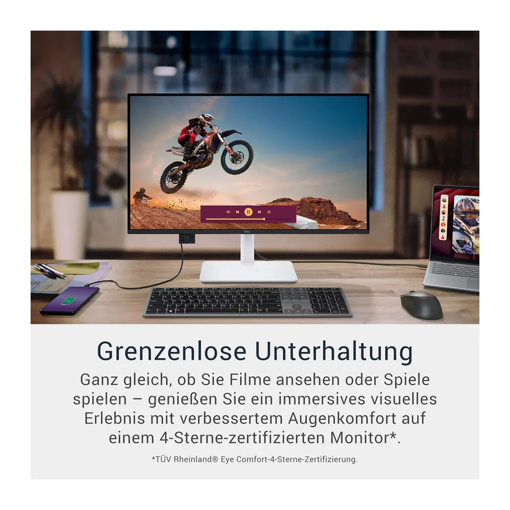 Dell 27 Plus USB-C Monitor - S2725QC, 4K UHD (3840x2160), 120Hz, IPS, 4ms — 3