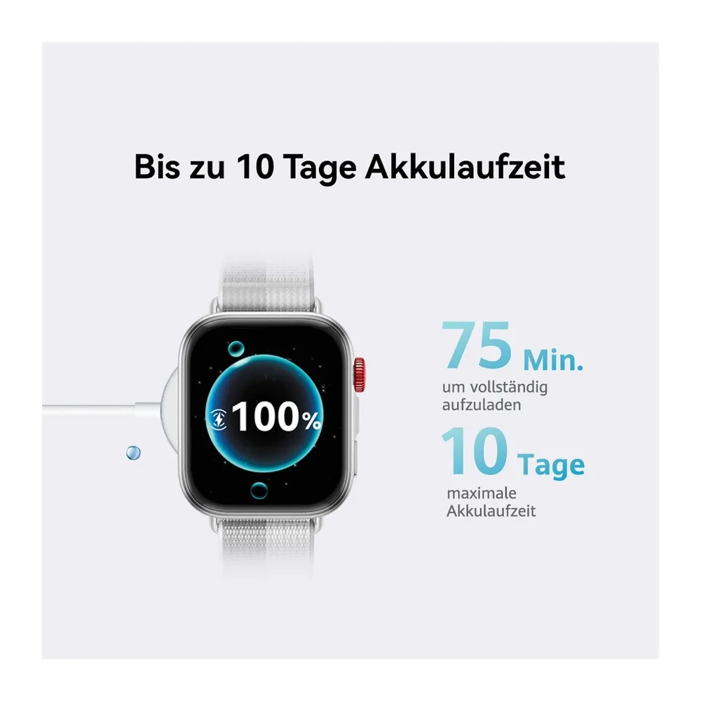 HUAWEI Watch FIT 4 Smartwatch, GPS, Fitness Tracker, Weiß — 6