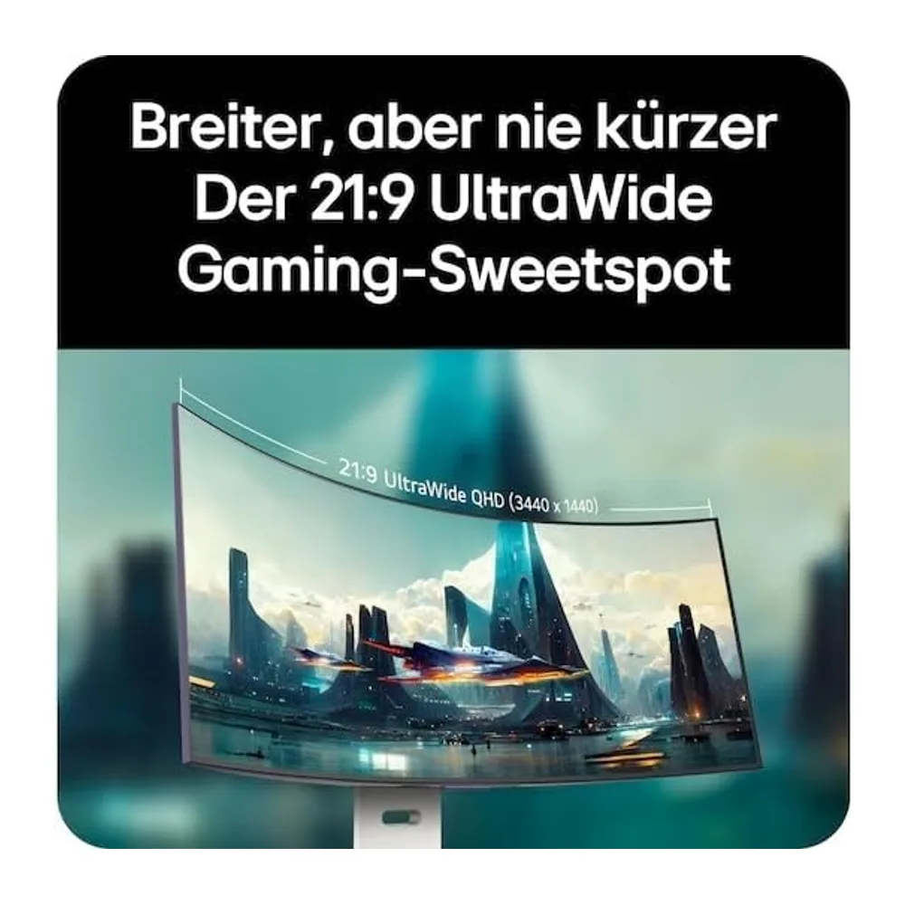 LG Ultragear™ 39GX90SA-W 39 Zoll Curved UWQHD OLED Smart Gaming-Monitor — 4