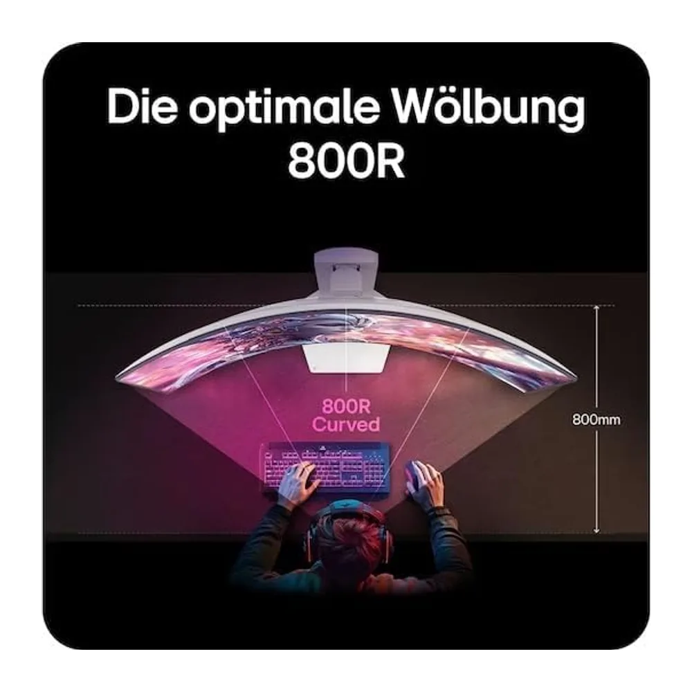 LG Ultragear™ 39GX90SA-W 39 Zoll Curved UWQHD OLED Smart Gaming-Monitor — 5
