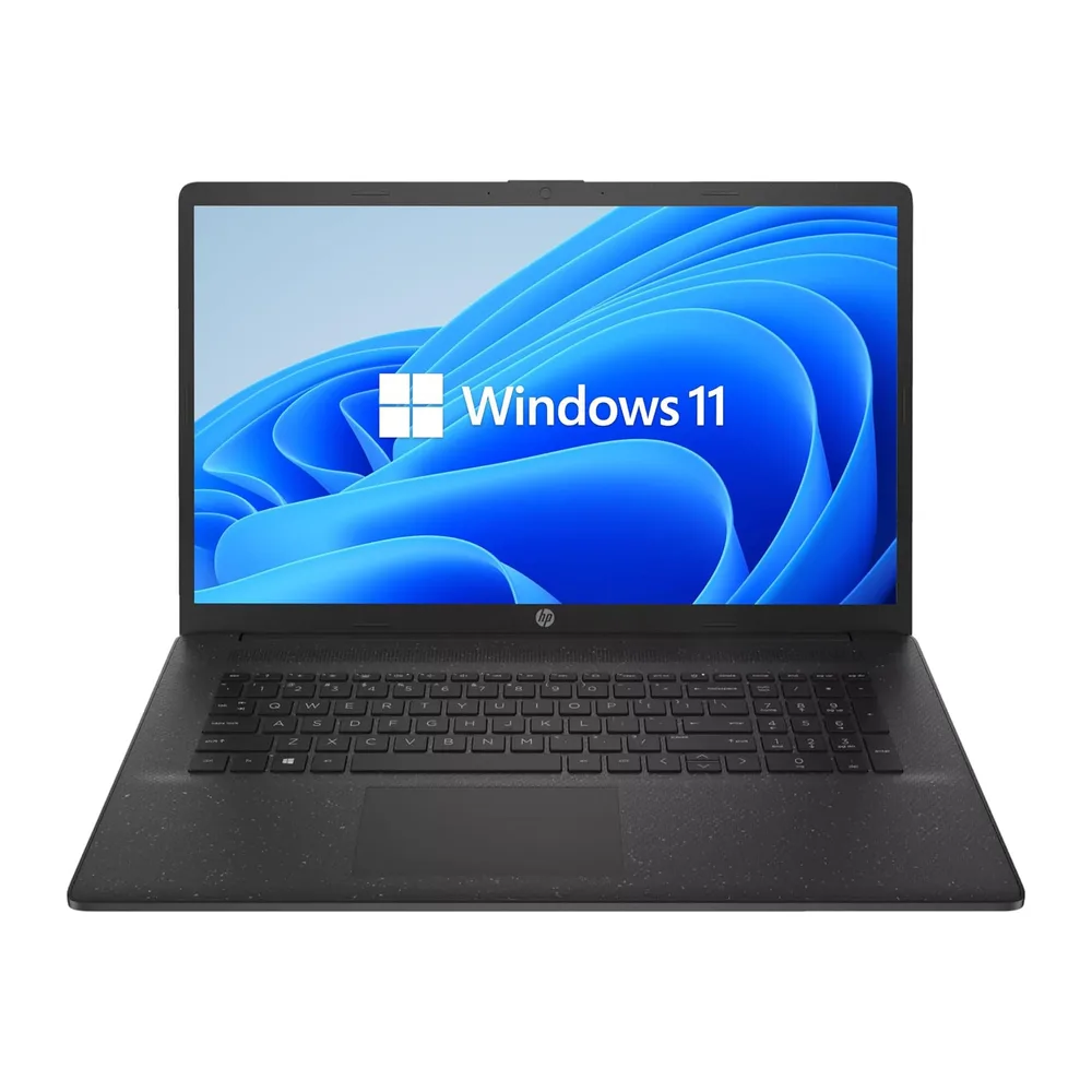 HP Laptop, 17,3 Zoll IPS Full-HD Display, Intel N200 4 x 3.70 GHz, 16 GB DDR4 RAM, 512 GB SSD, Intel UHD