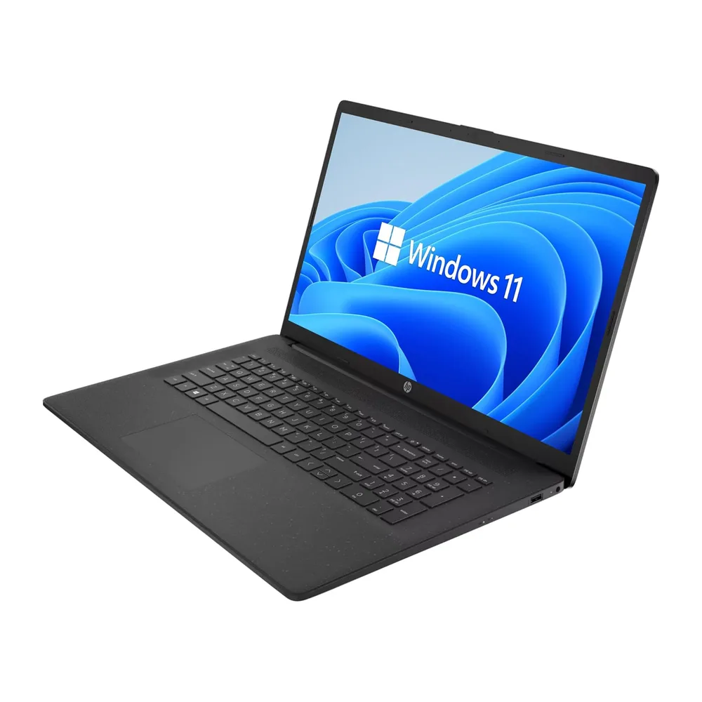 HP Laptop, 17,3 Zoll IPS Full-HD Display, Intel N200 4 x 3.70 GHz, 16 GB DDR4 RAM, 512 GB SSD, Intel UHD — 3