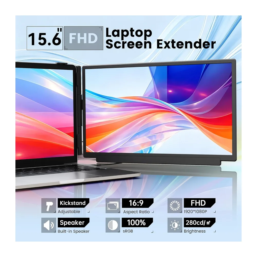 Domyfan 15.6" Laptop Bildschirm Erweiterung — 2