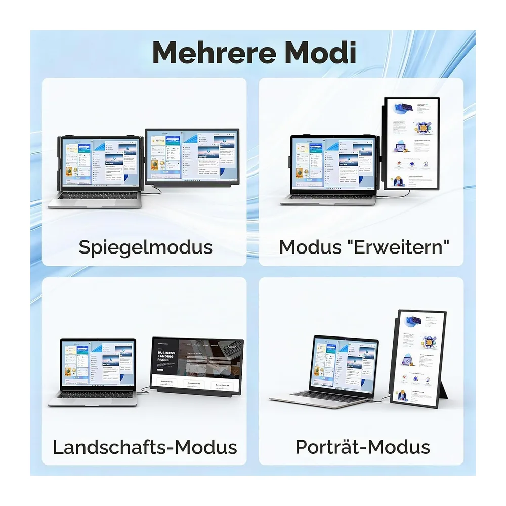 Domyfan 15.6" Laptop Bildschirm Erweiterung — 4