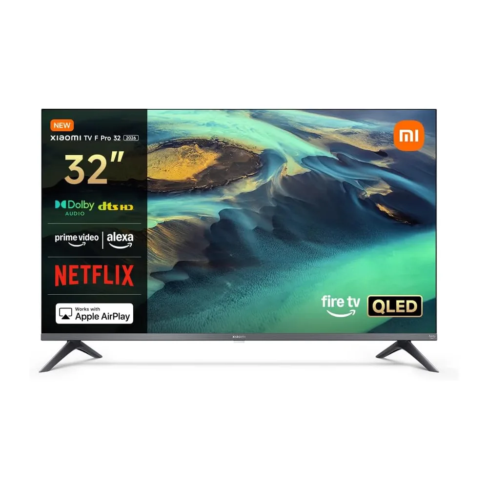 Xiaomi TV F Pro 32 32" QLED Smart TV Fire OS7 Triple Tuner DVB-C/S/S2/T/T2