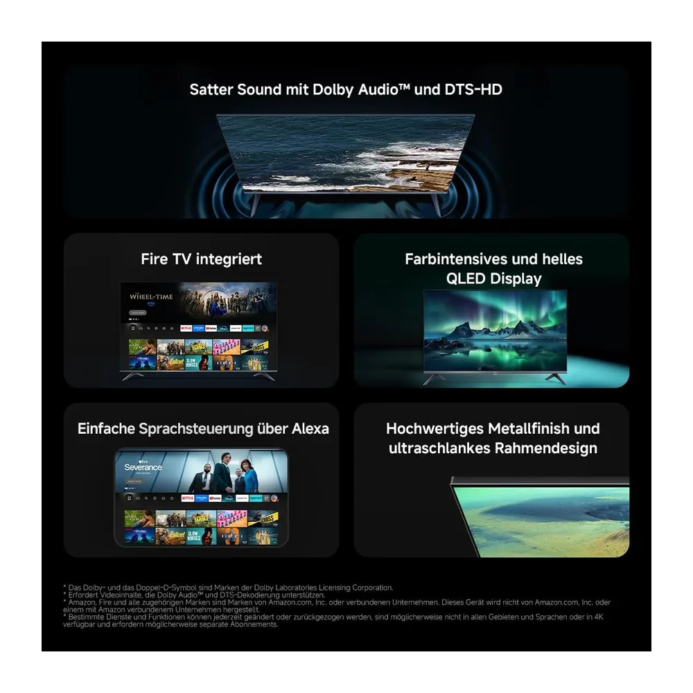Xiaomi TV F Pro 32 32" QLED Smart TV Fire OS7 Triple Tuner DVB-C/S/S2/T/T2 — 2