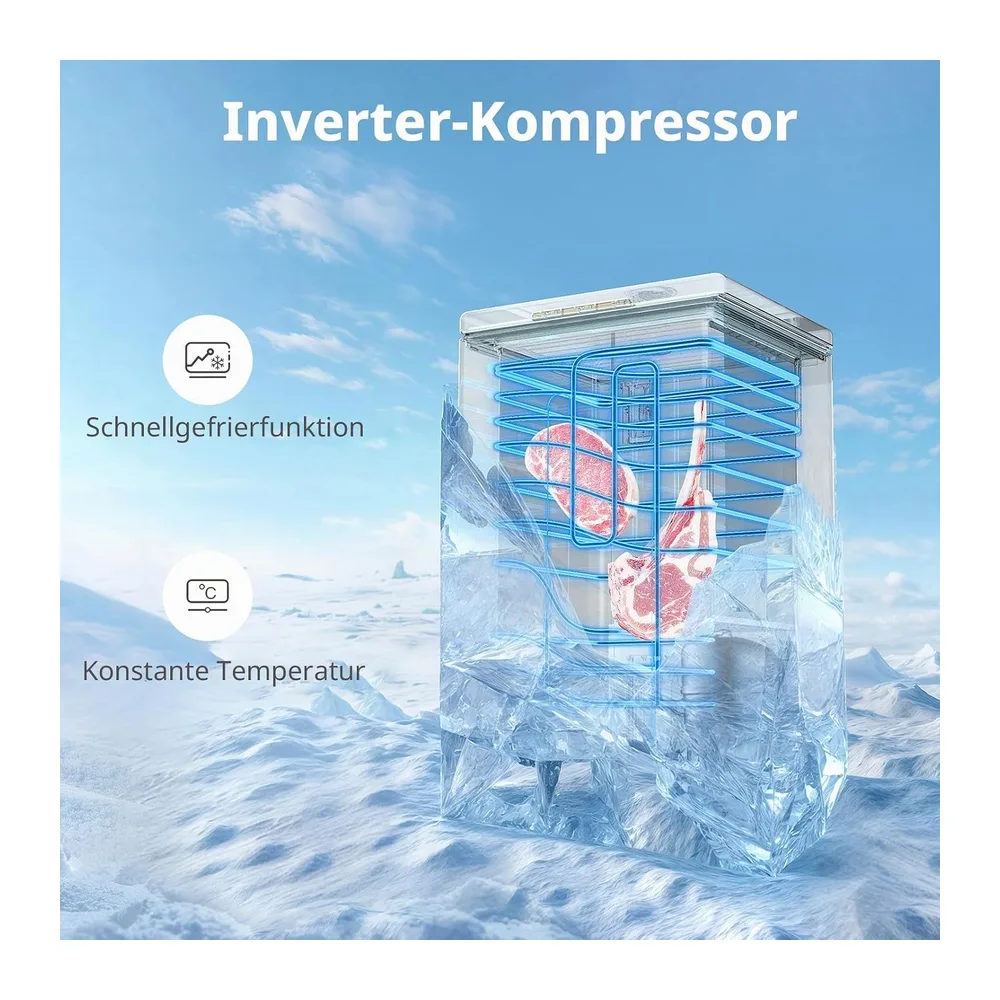 Comfee 99L Gefriertruhe, Freistehend [Energieklasse E] — 5