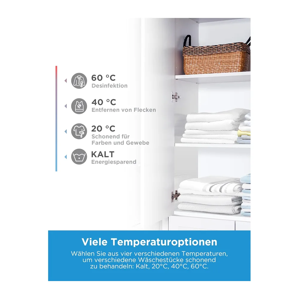 Midea Waschmaschine 7 kg Energieklasse A-10% 1400 U/Min Weiß MF10EW70BA10 [Energieklasse A] — 4