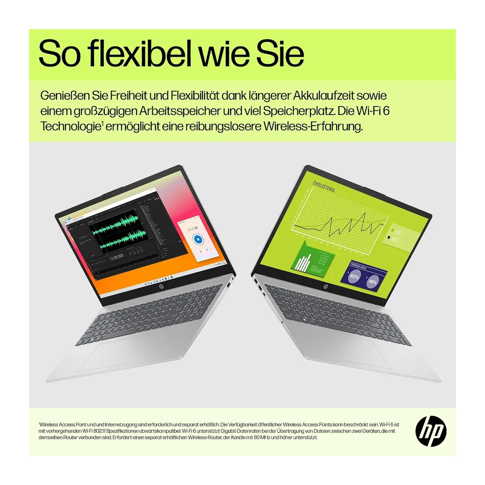 HP Laptop | 15,6" FHD Display | Intel N100 | 4 GB DDR4 RAM | 128 GB UFS | Intel UHD Graphics | Windows 11 — 6