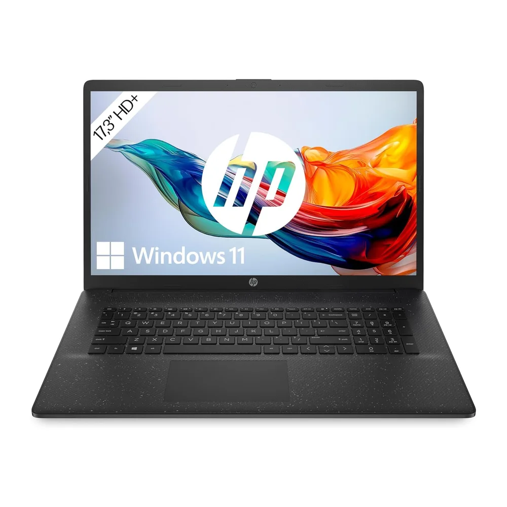 HP Laptop mit 17,3" HD+ Display, Intel Celeron N4120, 8 GB DDR4 RAM, 256 GB SSD, Intel UHD-Grafik, Windows