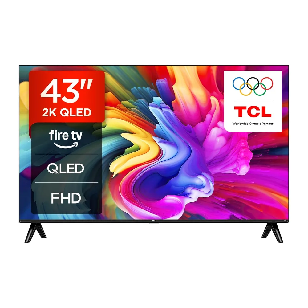 TCL 43SF560 – 43 Zoll, Full HD Smart QLED Direct LED TV mit Fire TV & HDR, Metallic Design, Rahmenlos