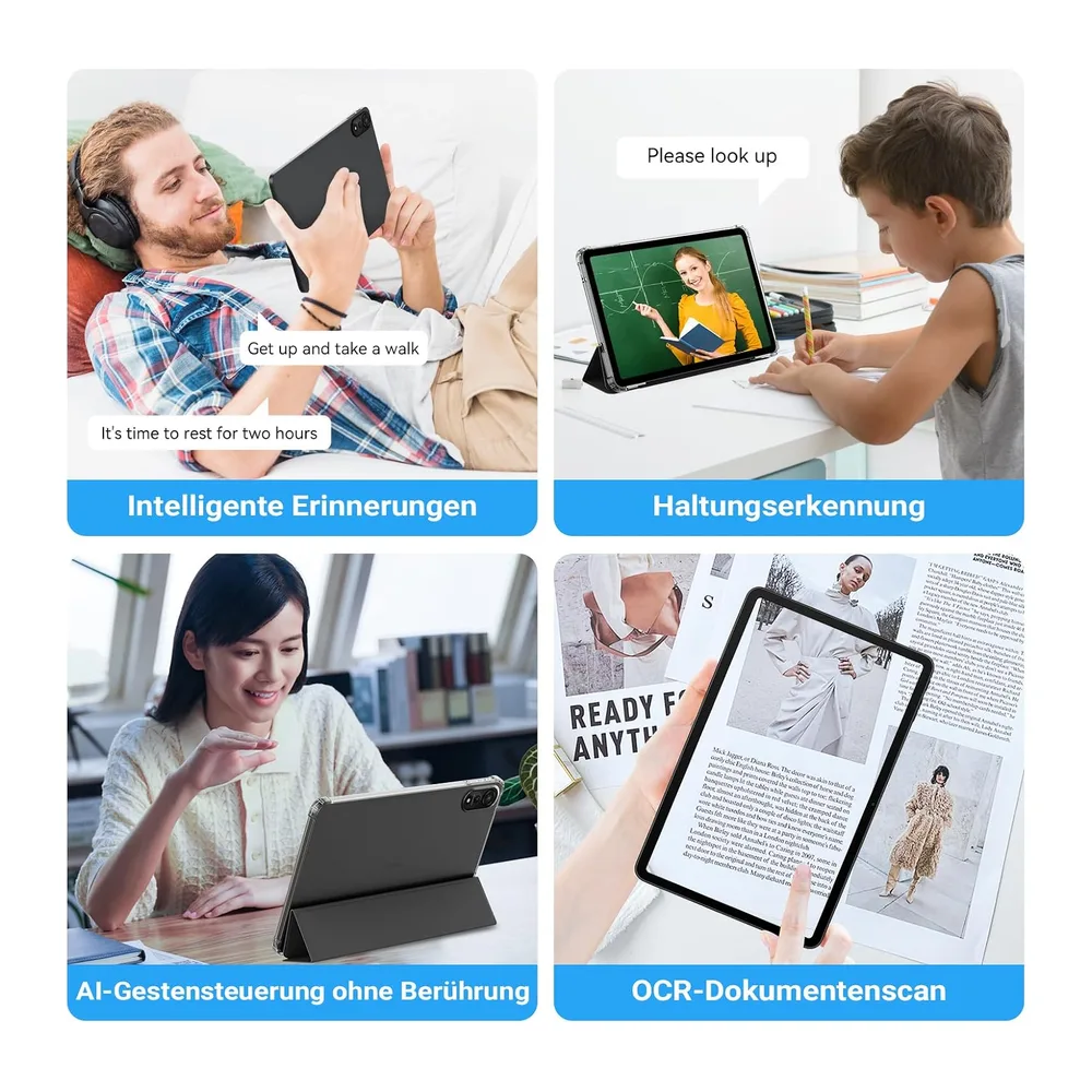Blackview Mega2WiFi Tablet 12 Zoll Android 15 Tablet mit Stift — 5