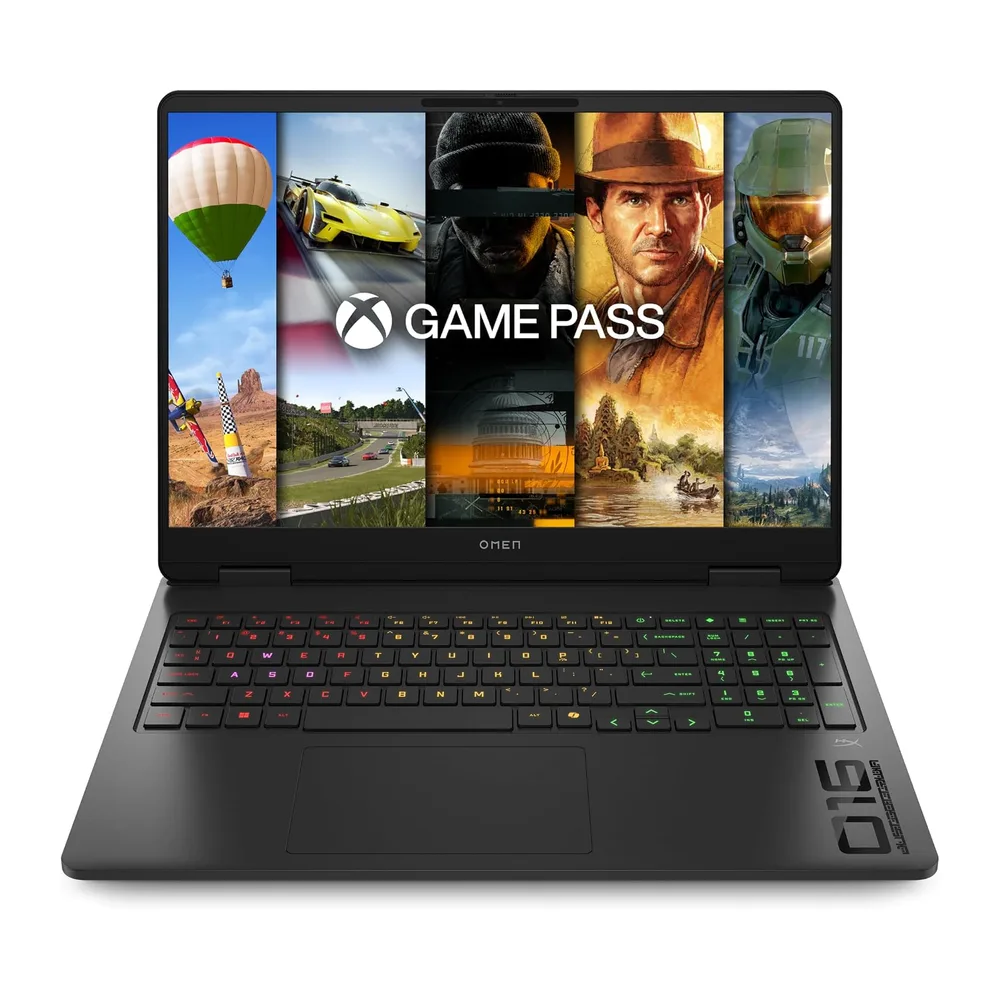 HP Omen Gaming Laptop, 16" 2K WUXGA Display,1920×1200, 16:10, 144Hz, AMD Ryzen 9 8940HX, NVIDIA GeForce RTX — 2