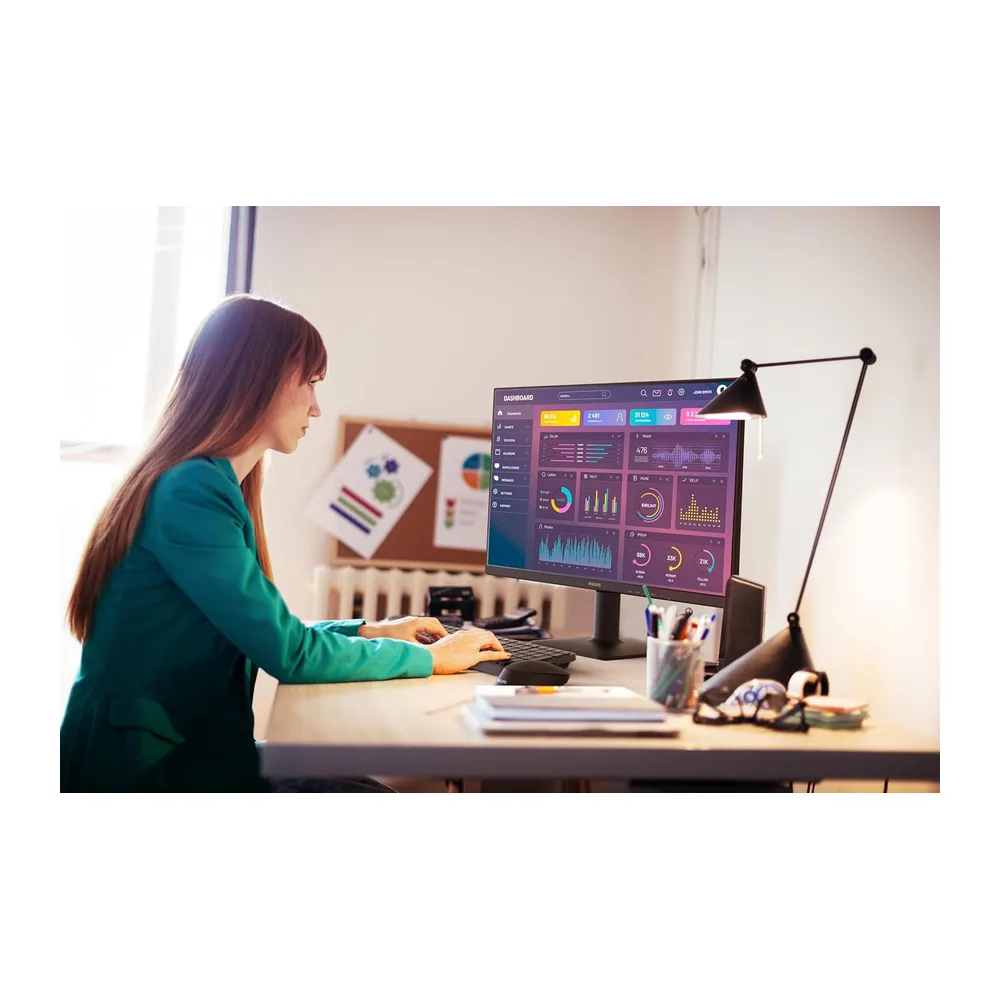 Philips 27E2N1500L 27 Zoll QHD Monitor, 75Hz, IPS, 1ms MPRT Adaptive Sync HDR10 Höhenverstellung — 6