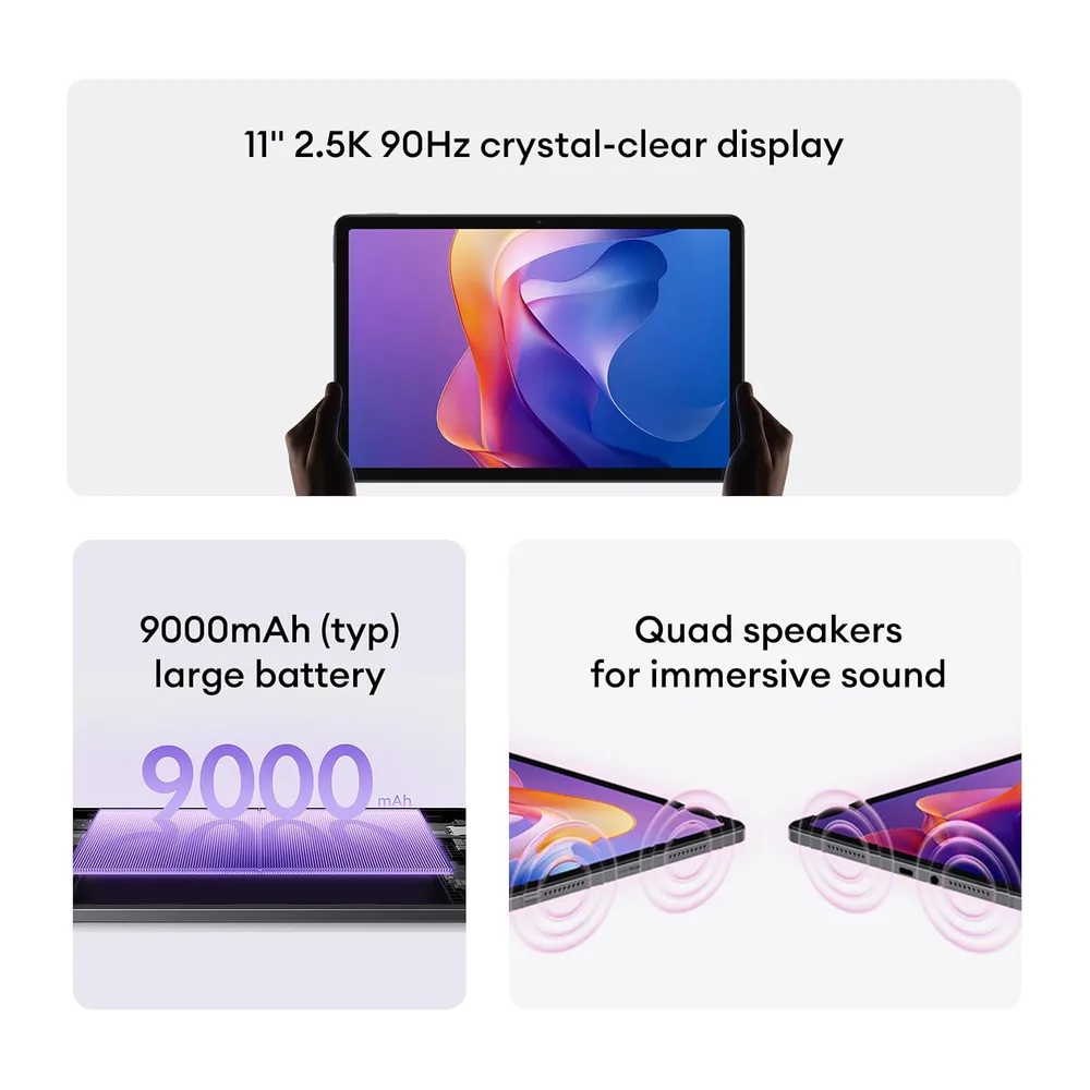 Xiaomi Redmi Pad 2 11" 4GB/128GB WiFi Grau (Graphite Gray) — 6