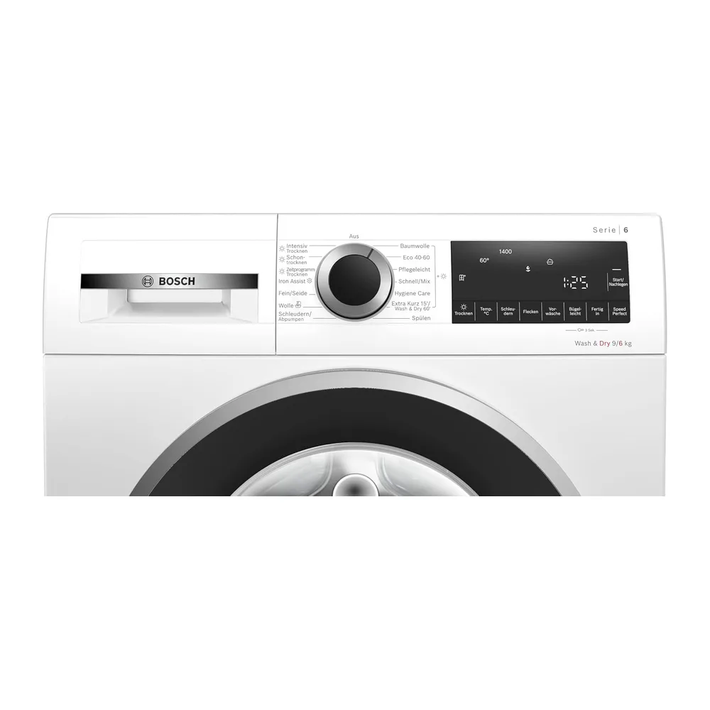 Bosch Serie 6 Waschtrockner 9 kg Waschen 6 kg Trocknen 1400 UpM WNG24442 [Energieklasse D] — 6