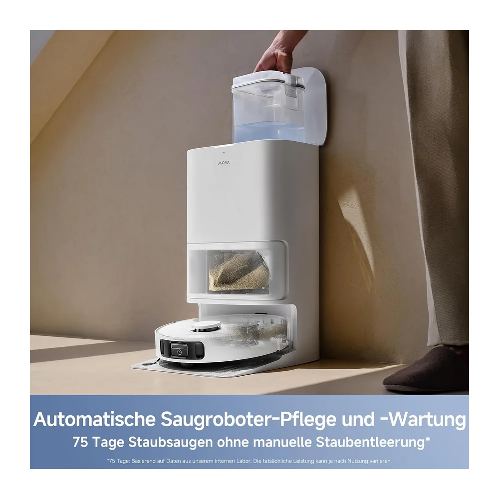MOVA E40 Ultra Saugroboter, Selbstreinigende Station & Ausfahrbarer Mopp — 5
