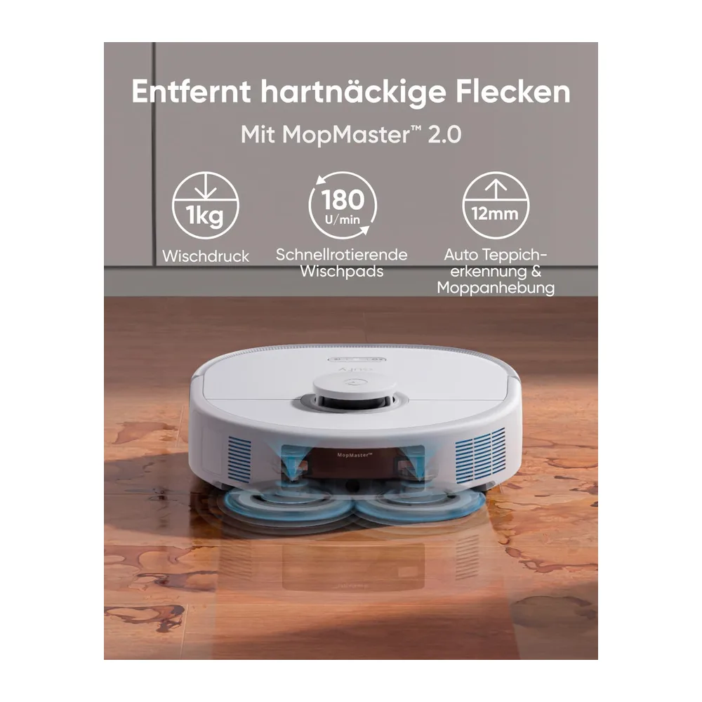 eufy X10 Pro Omni Saugroboter mit Wischfunktion & All-in-One-Station — 3