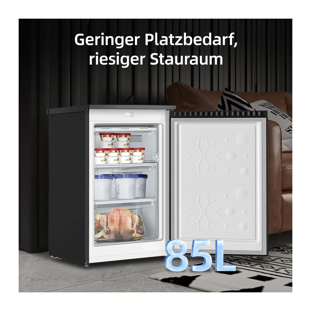 CHiQ 85L Gefrierschrank, 4 Sterne Schnellgefrieren(-24°C), EEK C [Energieklasse C] — 2