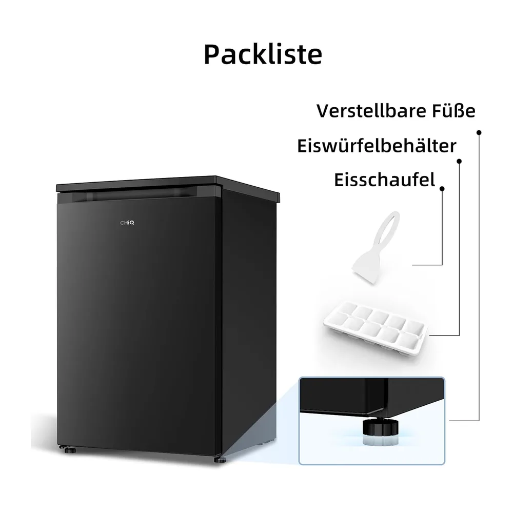 CHiQ 85L Gefrierschrank, 4 Sterne Schnellgefrieren(-24°C), EEK C [Energieklasse C] — 5