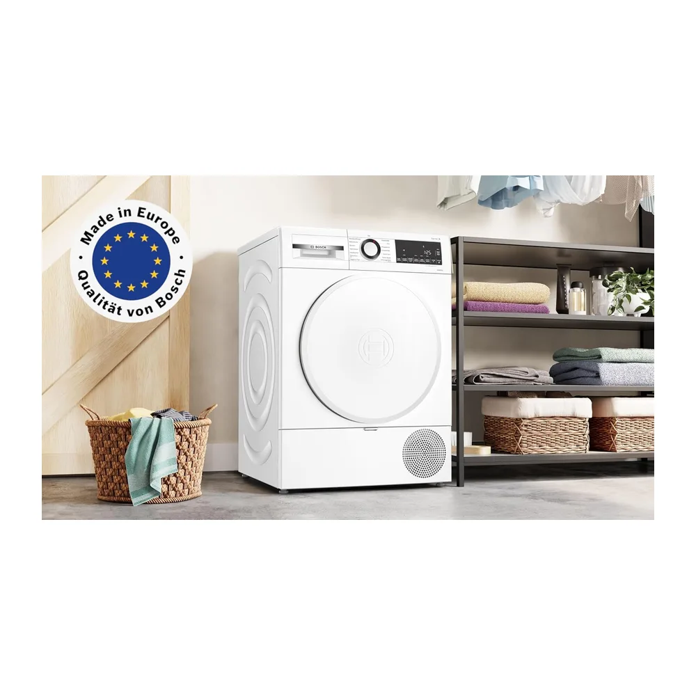 Bosch Serie 6 Wärmepumpentrockner 9 kg Halbe Beladung WQG233D21 [Energieklasse C] — 2