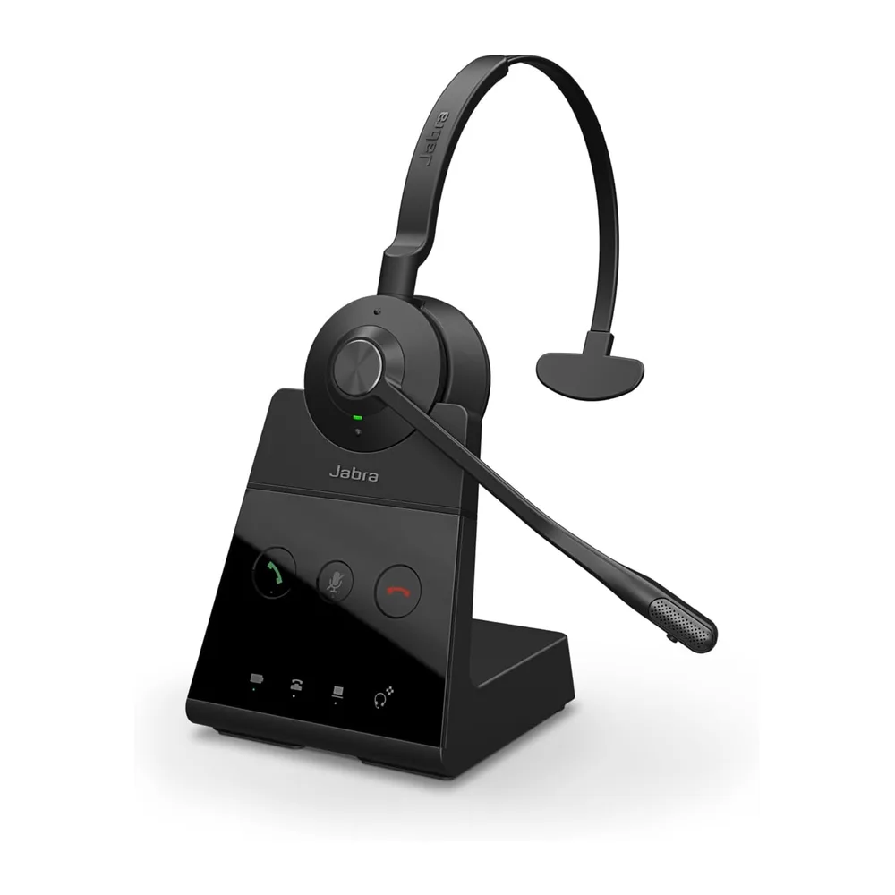 Engage 65 SE Mono Headset, Base, Power Supply, 1.5m USB-C to USB-A Cable, Desk Phone Cable, Quick Start