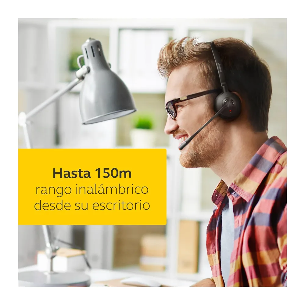 Engage 65 SE Mono Headset, Base, Power Supply, 1.5m USB-C to USB-A Cable, Desk Phone Cable, Quick Start — 2