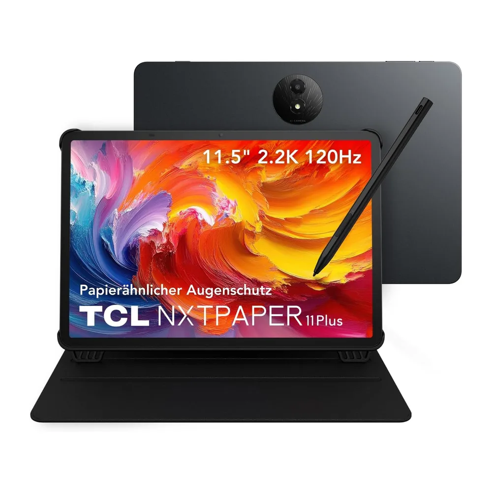 TCL NXTPAPER 11 Plus Tablet mit Flipcase & T-Pen