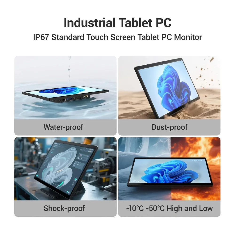 Industrie Panel PC-HEIGAOLAPC Embedded Industrie Touchpanel PC 15.6 Zoll — 5