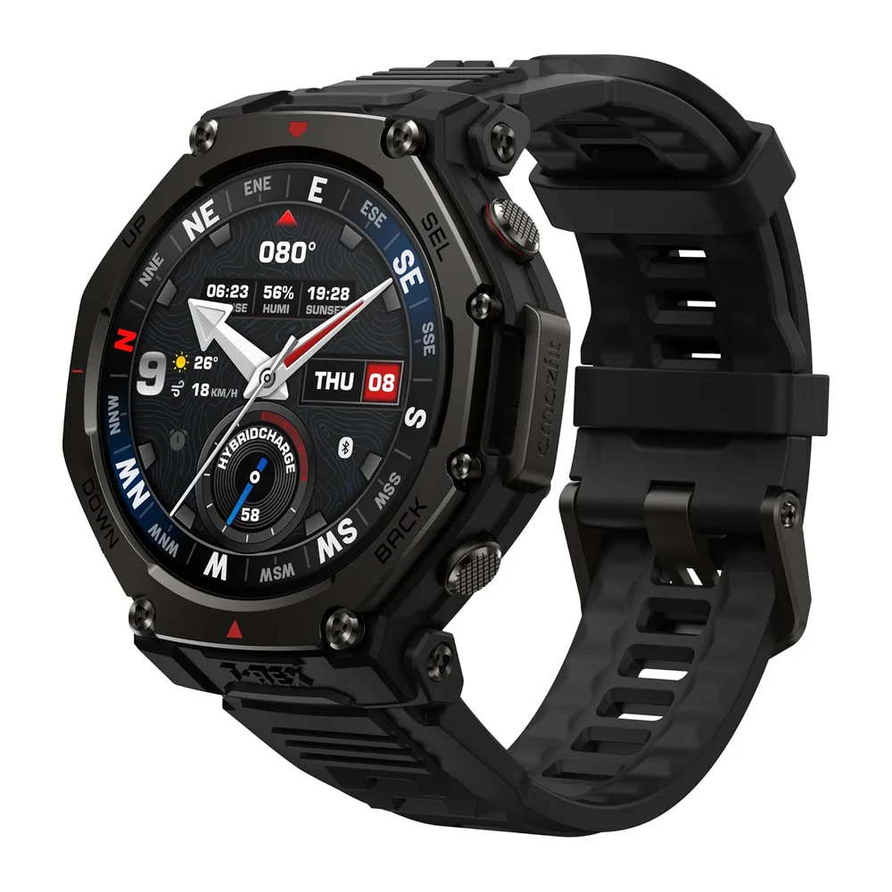 Amazfit T-Rex 3 Pro Outdoor Smartwatch 48mm Saphir-AMOLED-Display