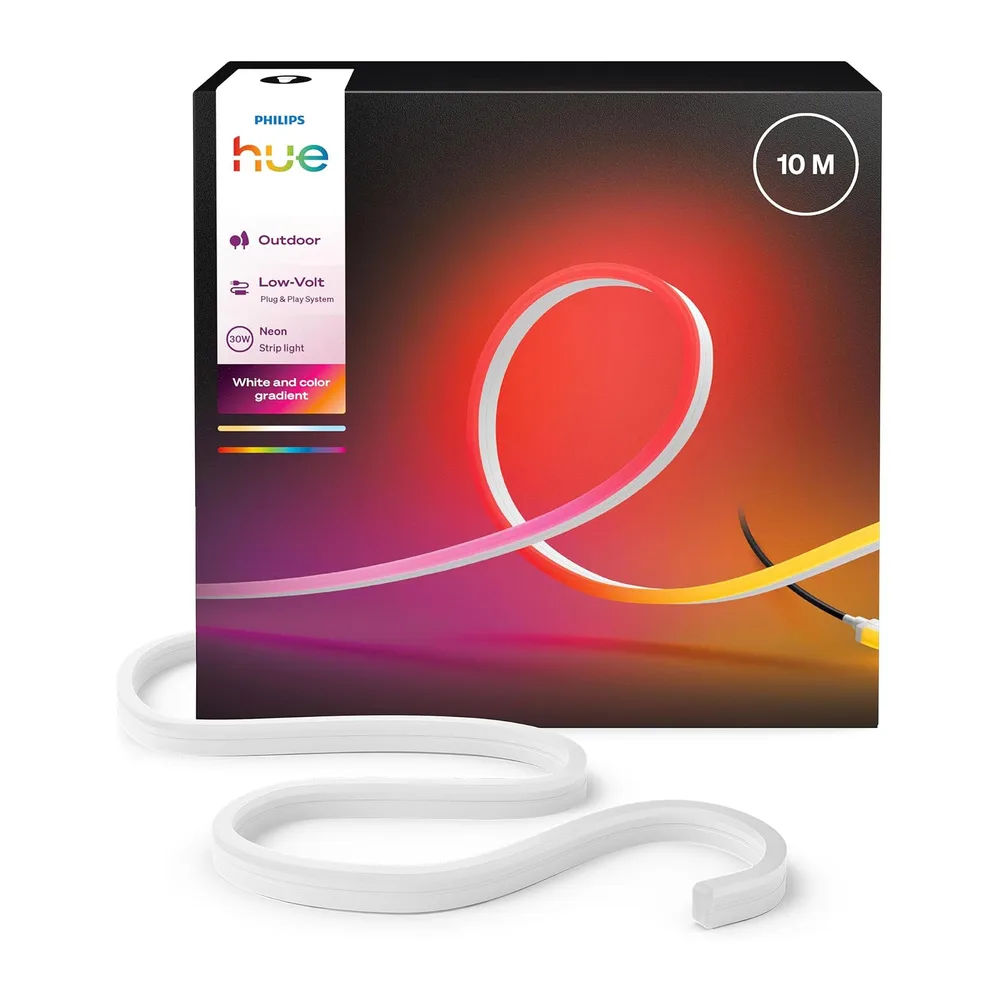 Hue Neon Outdoor 10-Meter Mehrfarbiger LED Streifen