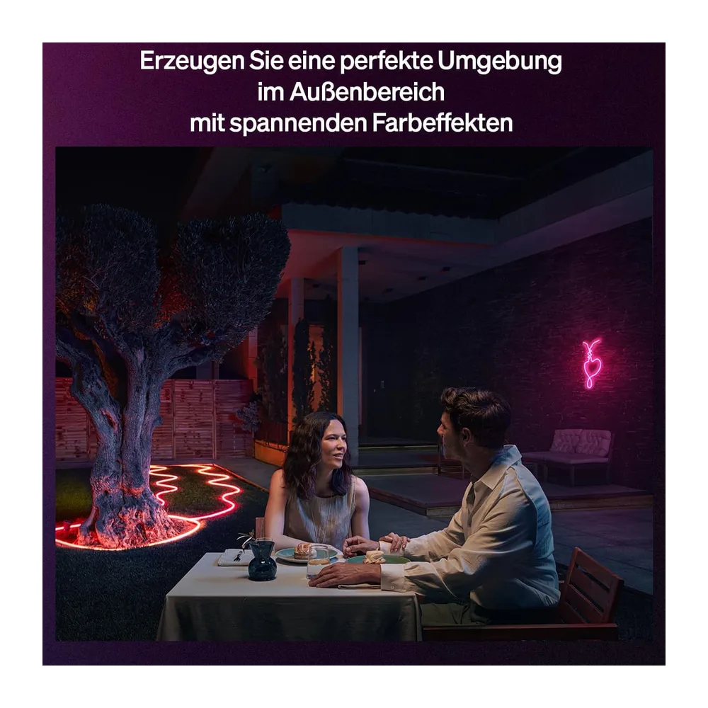 Hue Neon Outdoor 10-Meter Mehrfarbiger LED Streifen — 2