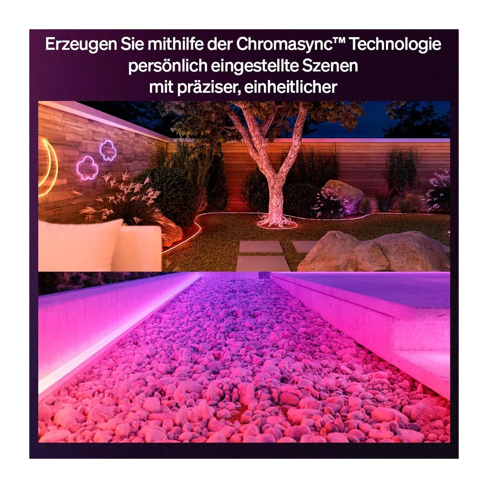 Hue Neon Outdoor 10-Meter Mehrfarbiger LED Streifen — 4