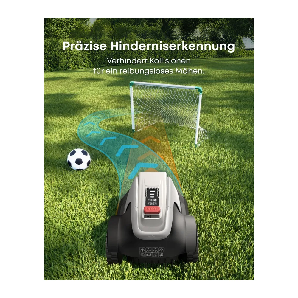 eufy E15 Mähroboter, Keine Signalausfälle, Kein RTK, TrueVision Technologie, Smart-Navigation, Garten bis — 6