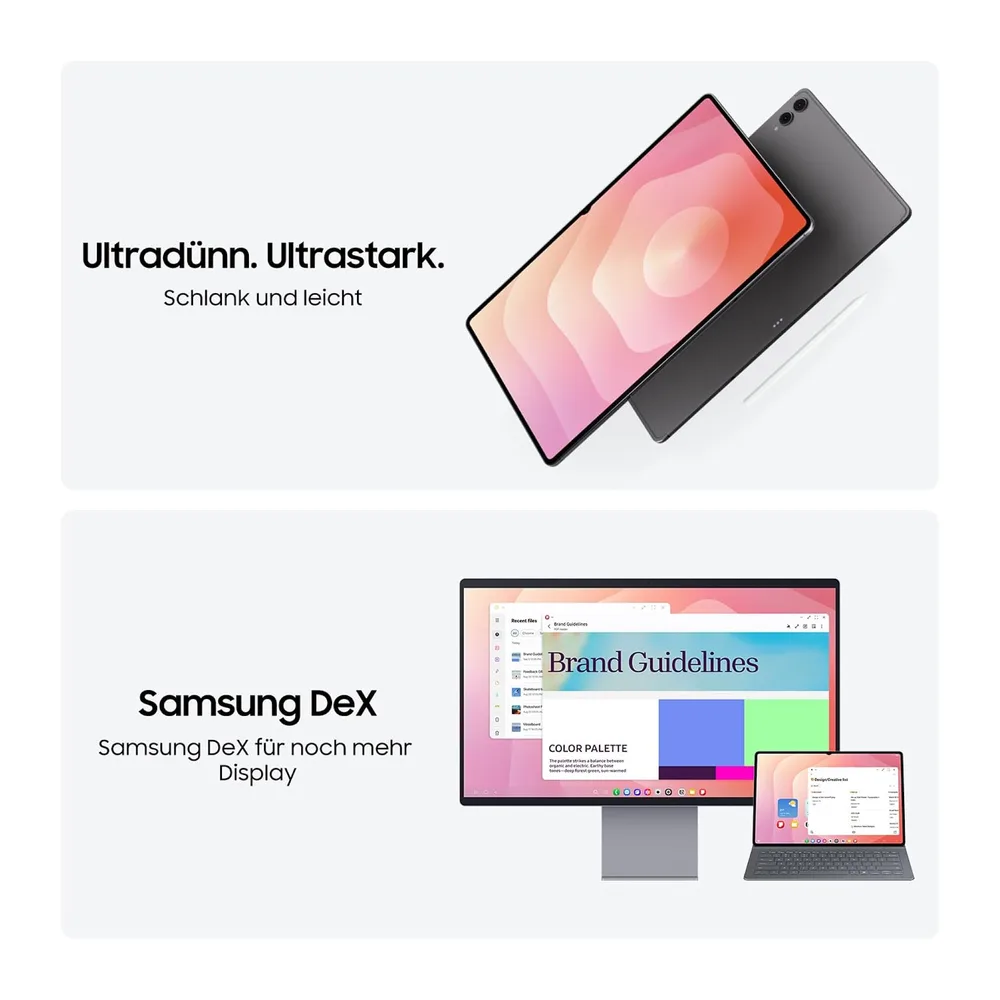 Samsung Galaxy Tab S11 Ultra, AI Tablet, Wi-Fi, Leichtes Design, Vielseitige KI-Tools, DeX, 256 GB Speicher, — 4