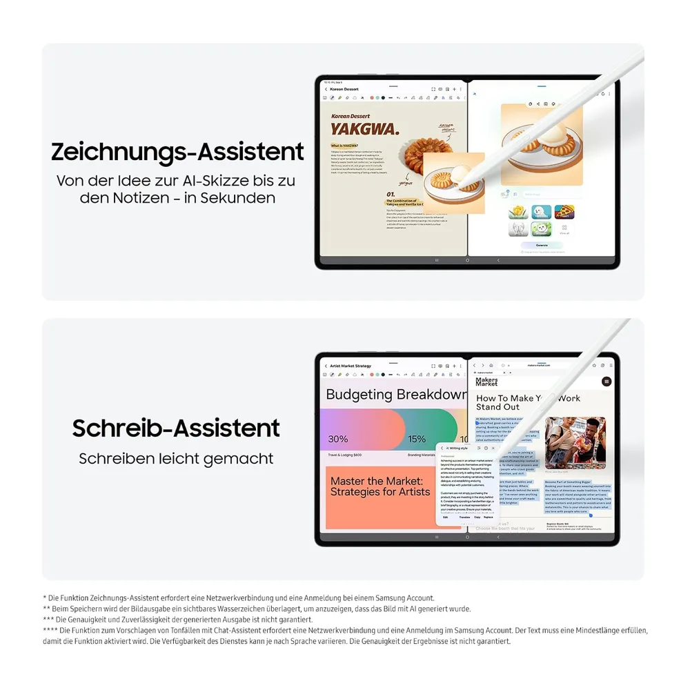 Samsung Galaxy Tab S11 Ultra, AI Tablet, Wi-Fi, Leichtes Design, Vielseitige KI-Tools, DeX, 256 GB Speicher, — 5