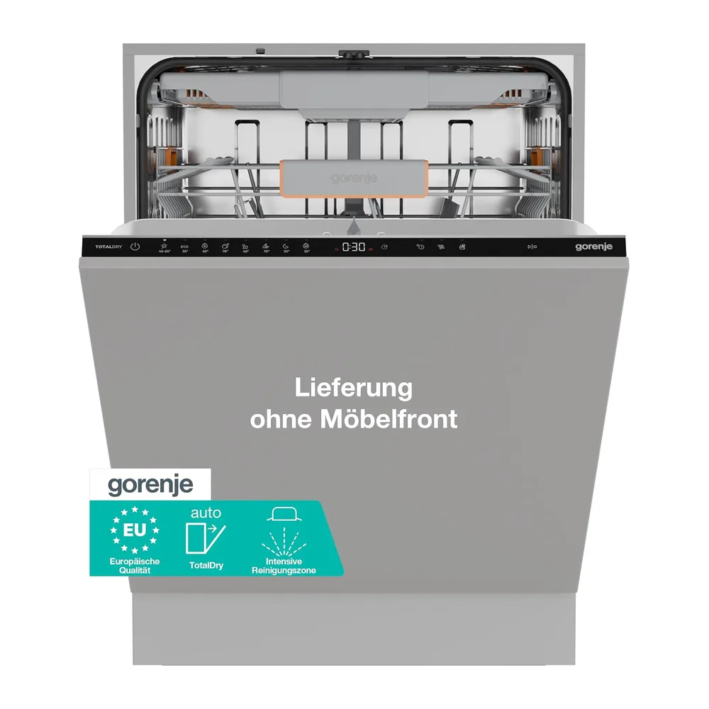 Gorenje GV16B Vollintegrierbar Geschirrspüler/60 cm/8 Programme/16 Maßgedecke/Europäische Qualität/Total