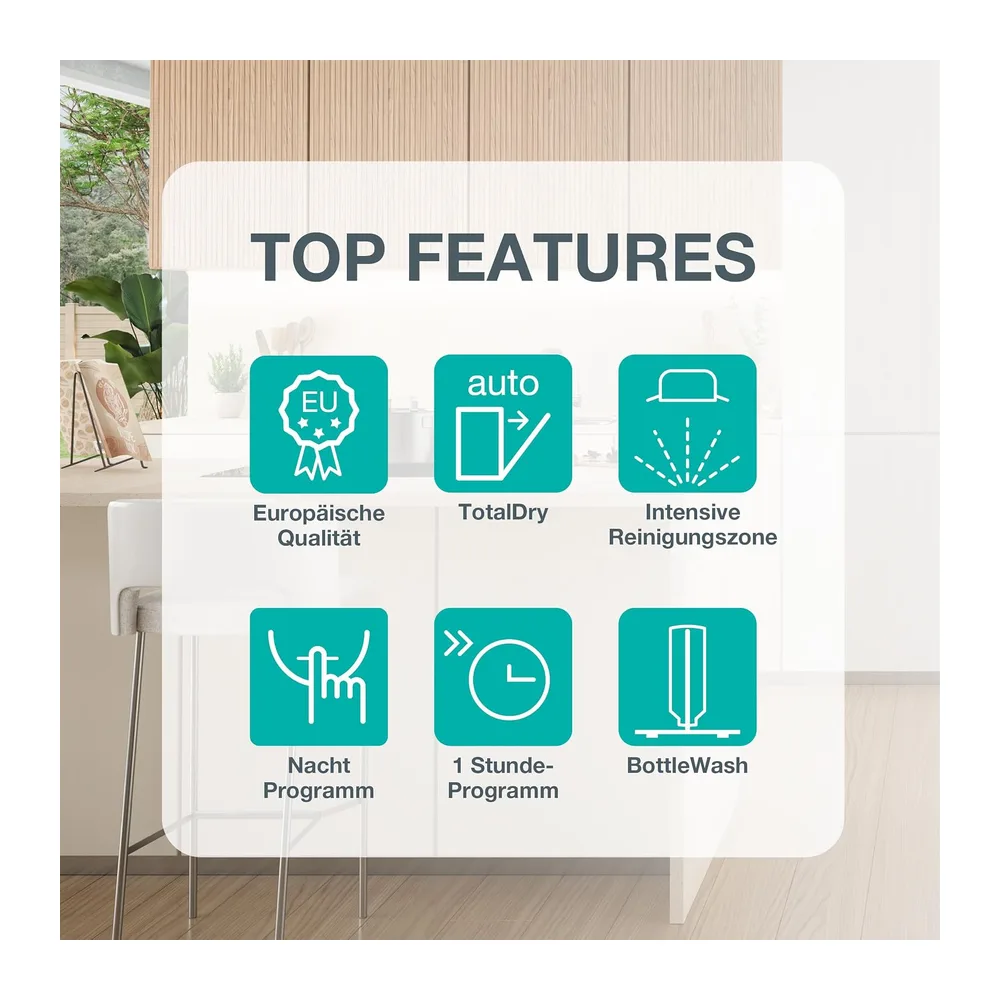 Gorenje GV16B Vollintegrierbar Geschirrspüler/60 cm/8 Programme/16 Maßgedecke/Europäische Qualität/Total — 3
