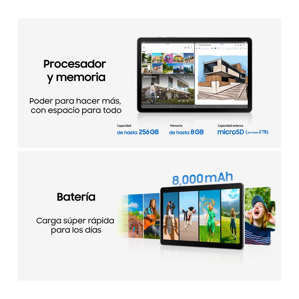 Samsung Tab S10 Lite, Grau, 128 GB\ — 4