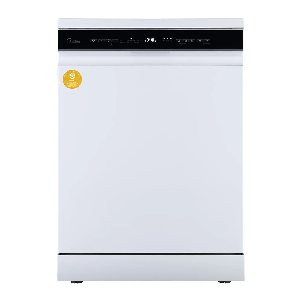 Midea Spülmaschine 60cm Freistehend & Unterbaufähig 14 Maßgedecke Weiß [Energieklasse C]