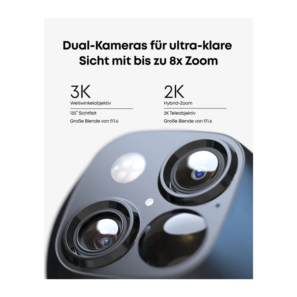 eufy SoloCam 2-Kamera-Set, Überwachungskamera Außen, ohne ABO, 4-GHz-WLAN — 2