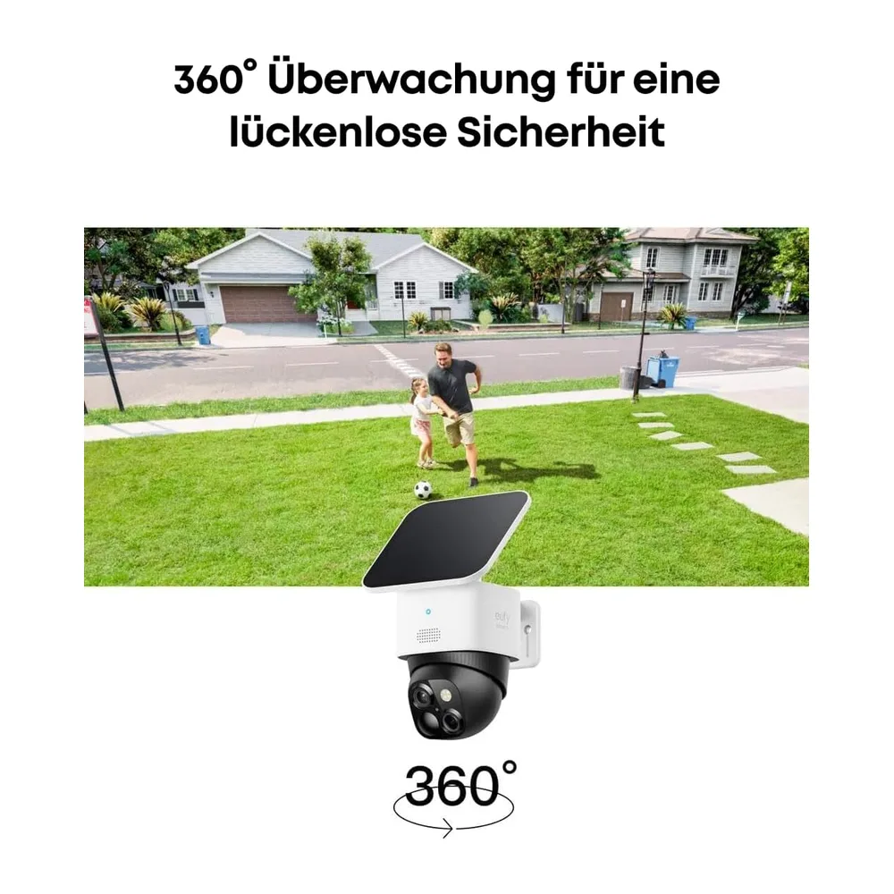 eufy SoloCam 2-Kamera-Set, Überwachungskamera Außen, ohne ABO, 4-GHz-WLAN — 4