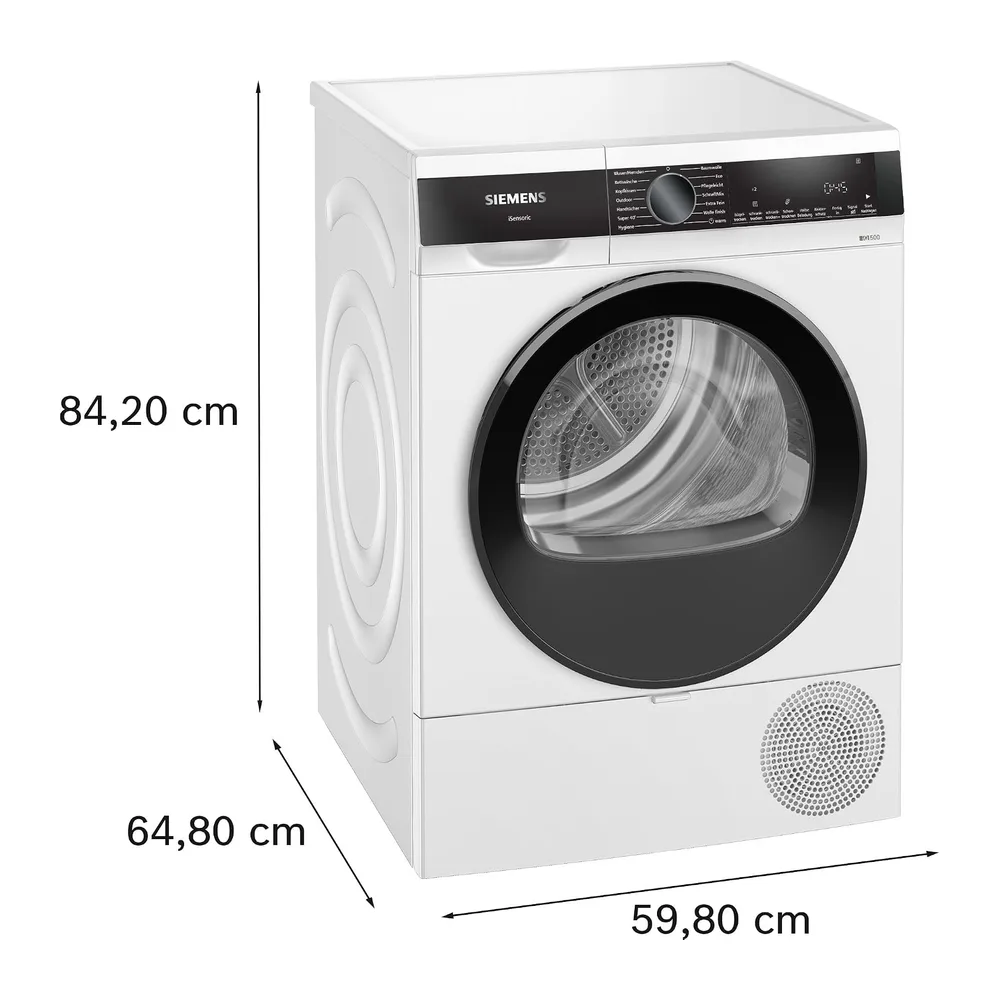 Siemens iQ500 Wärmepumpentrockner 9 kg speedPack WQ33G2D41 [Energieklasse C] — 5