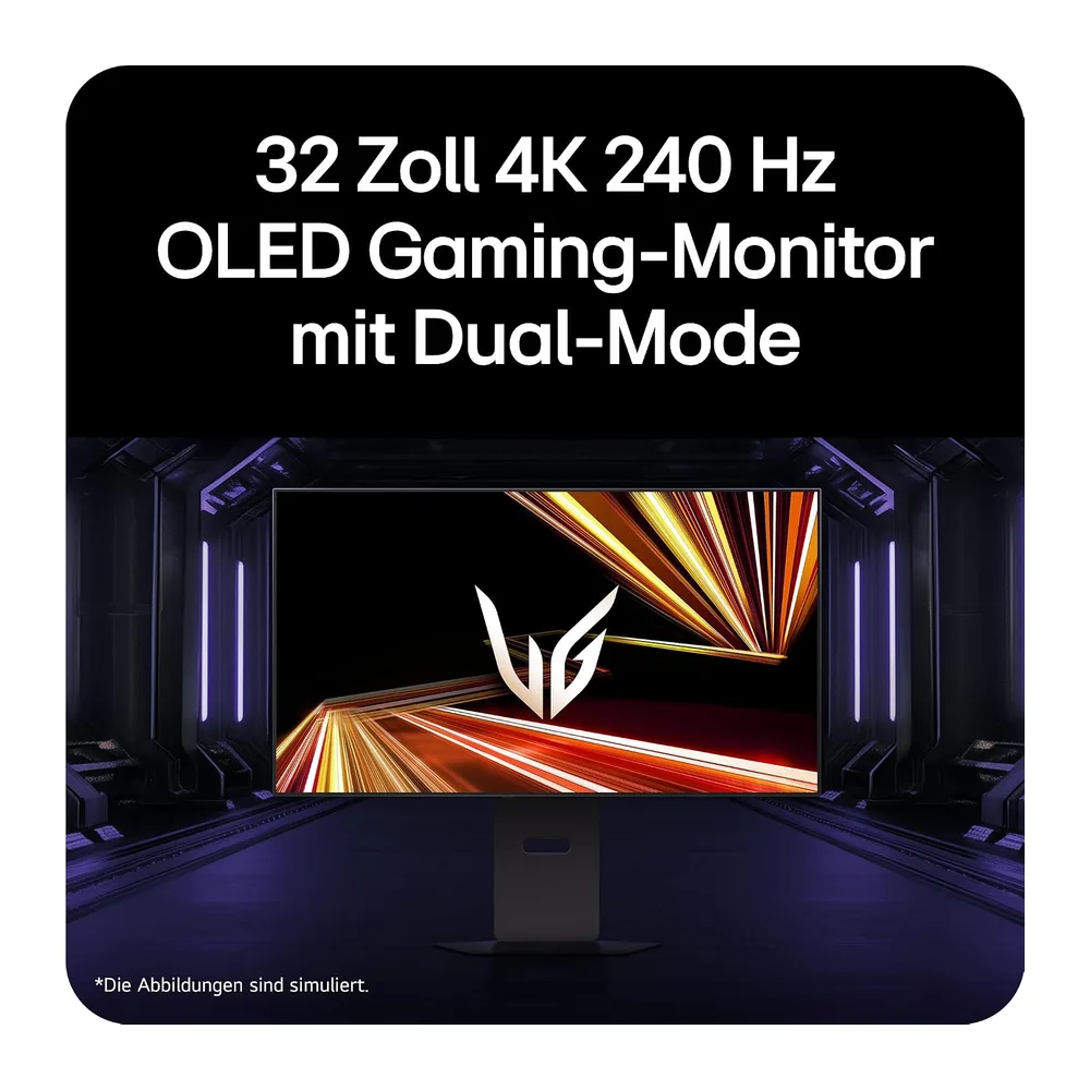 LG Ultragear™ 32GX870A-B 32 Zoll 4K UHD OLED Gaming-Monitor — 2
