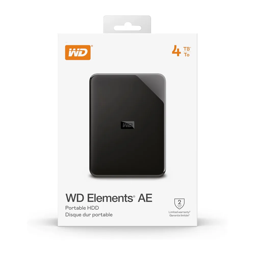 WD 4 TB Elements AE Tragbare Externe Festplatte — 5
