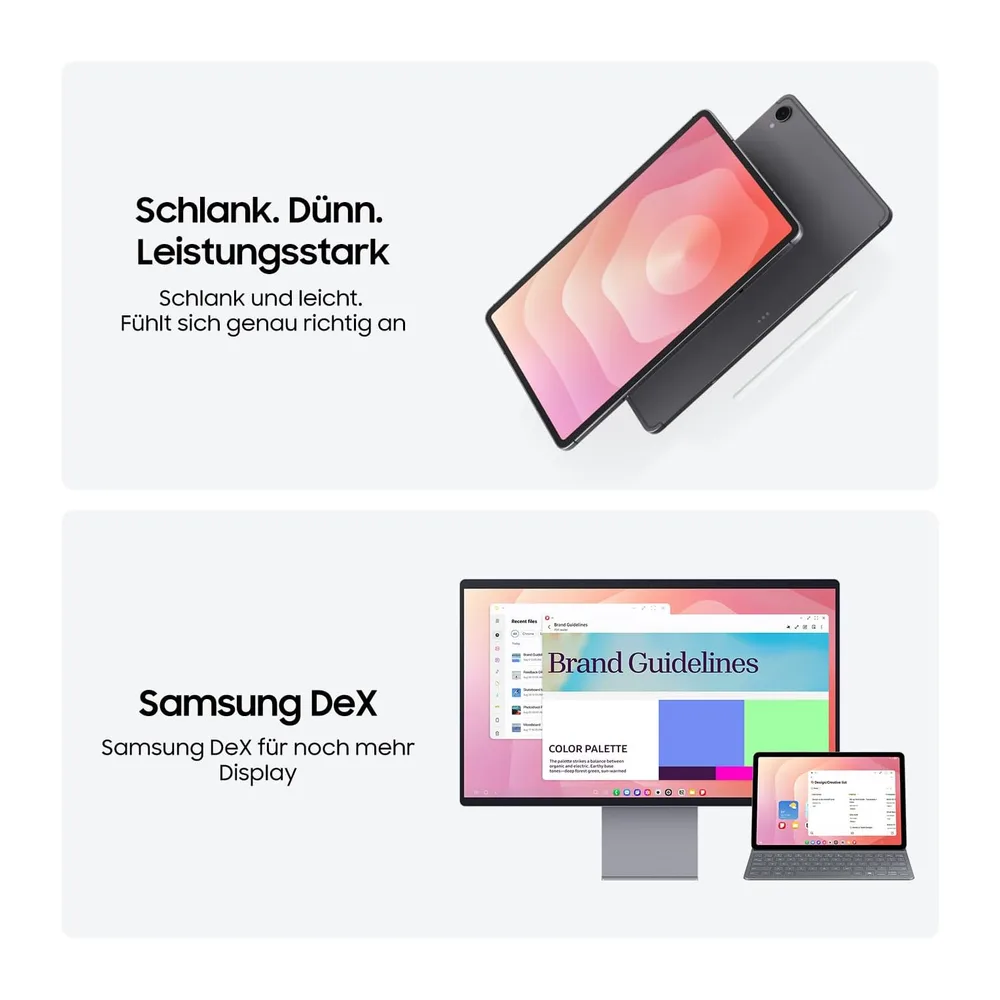 Samsung Galaxy Tab S11, AI Tablet, Wi-Fi, Leichtes Design, Vielseitige KI-Tools, DeX, 128 GB Speicher, 12 GB — 3